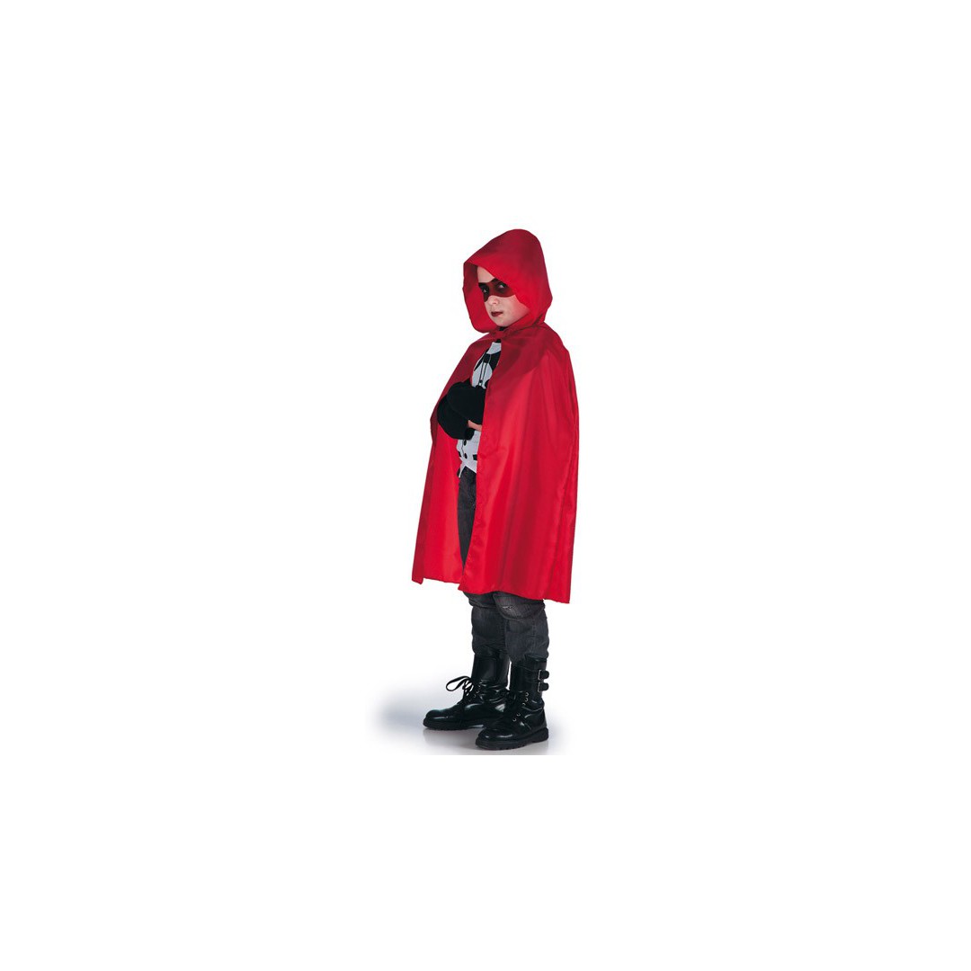 Déguisement cape rouge enfant avec capuche