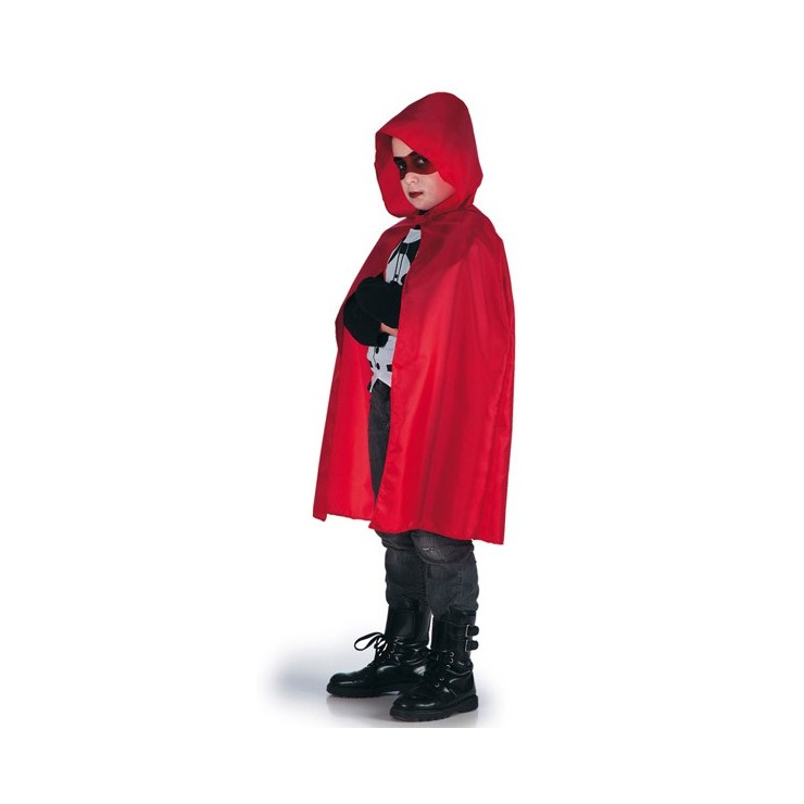 Déguisement cape rouge enfant avec capuche