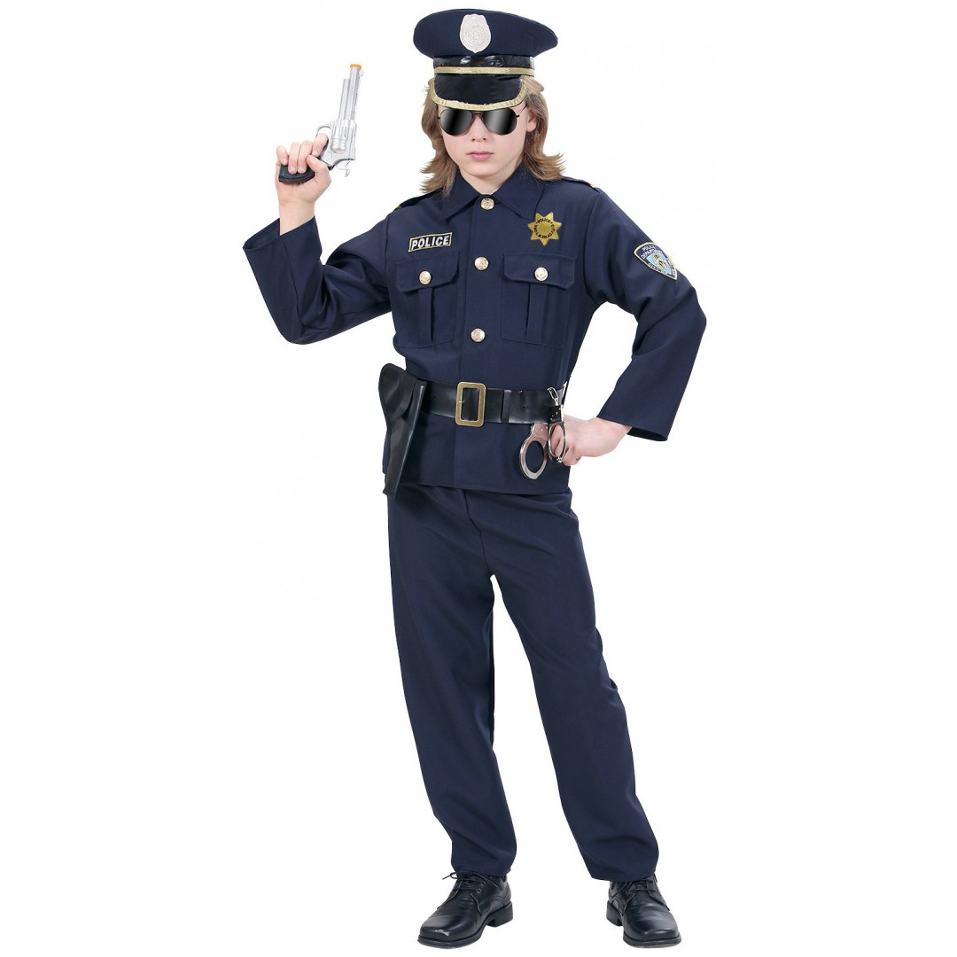 Costume Policier - Déguisement Enfant - Rue de la Fête