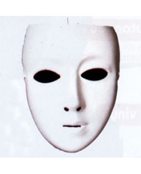 Masque blanc femme