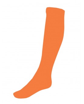 Chaussettes orange fluo