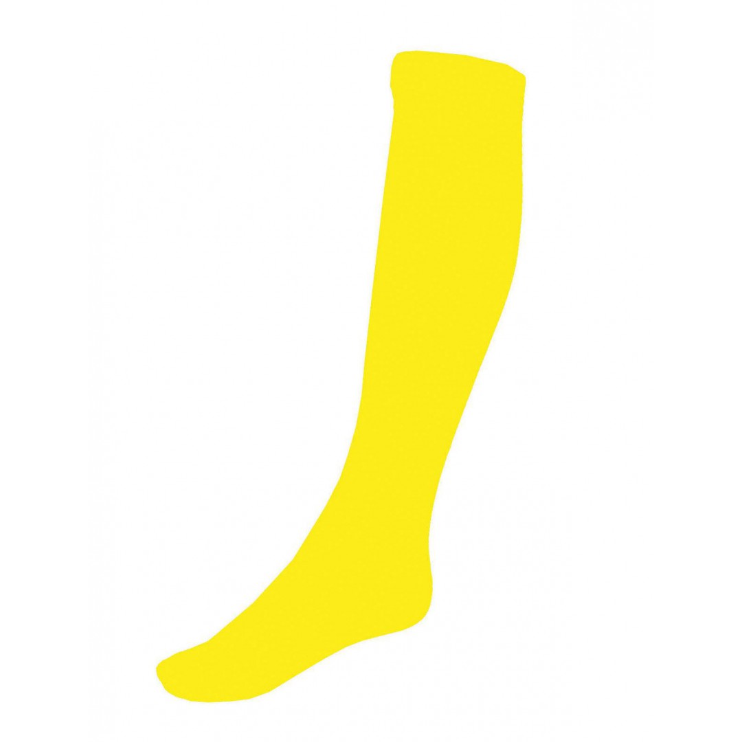 Chaussettes jaune fluo
