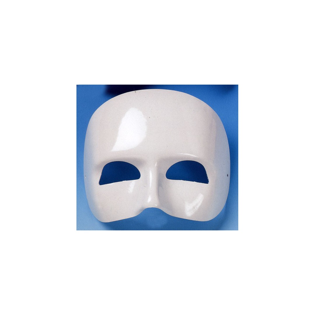 Masque à décorer Adulte Blanc : : Mode