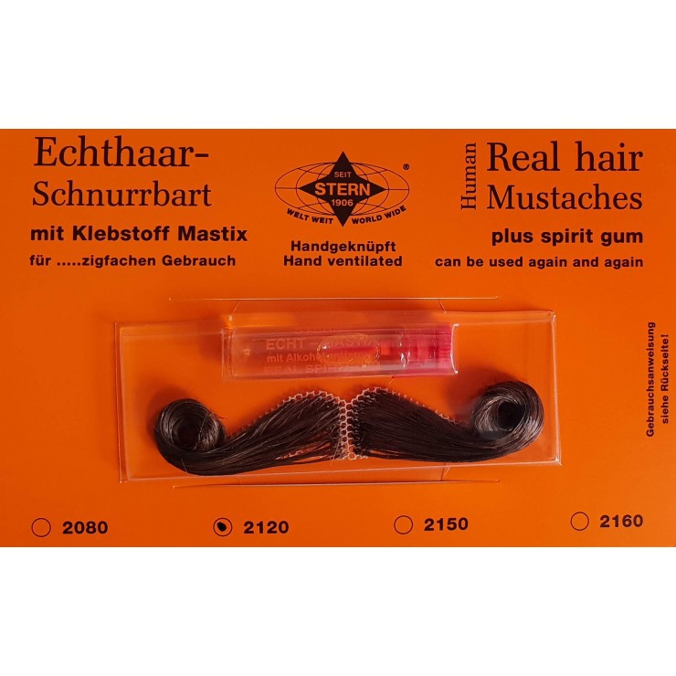 Moustache Bureaucratie brune luxe