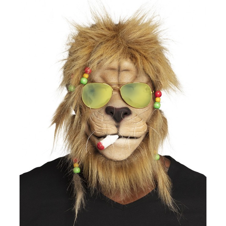 Masque rasta lion