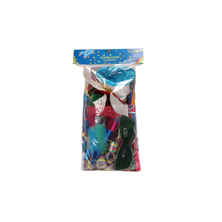 Set cotillons 10 personnes luxe