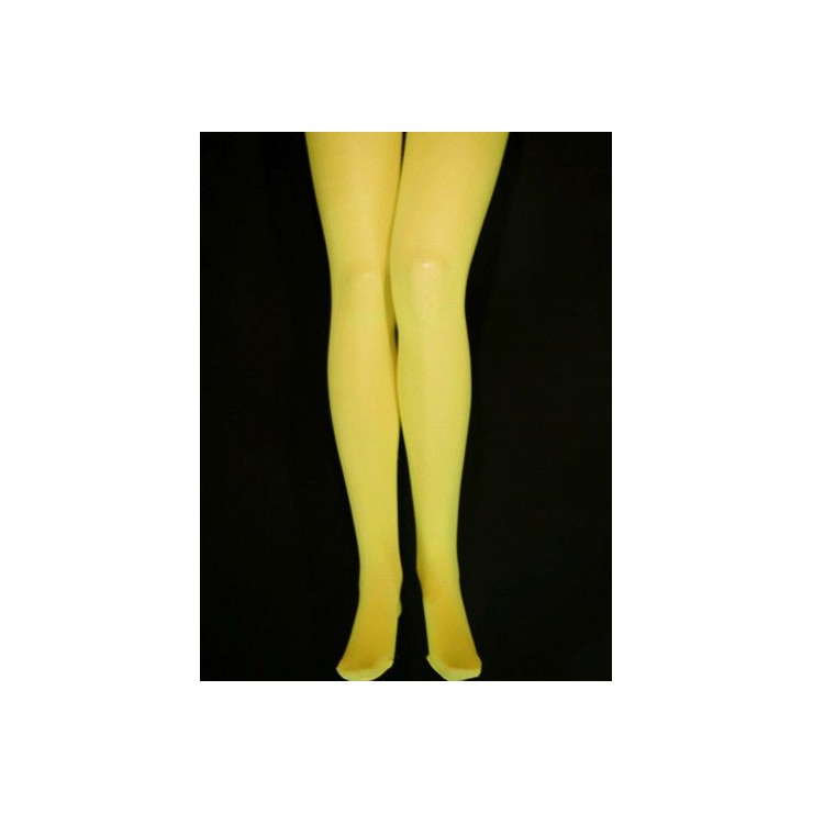 Collant jaune opaque XXXL