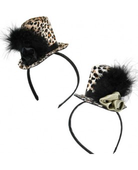 Mini chapeau léopard