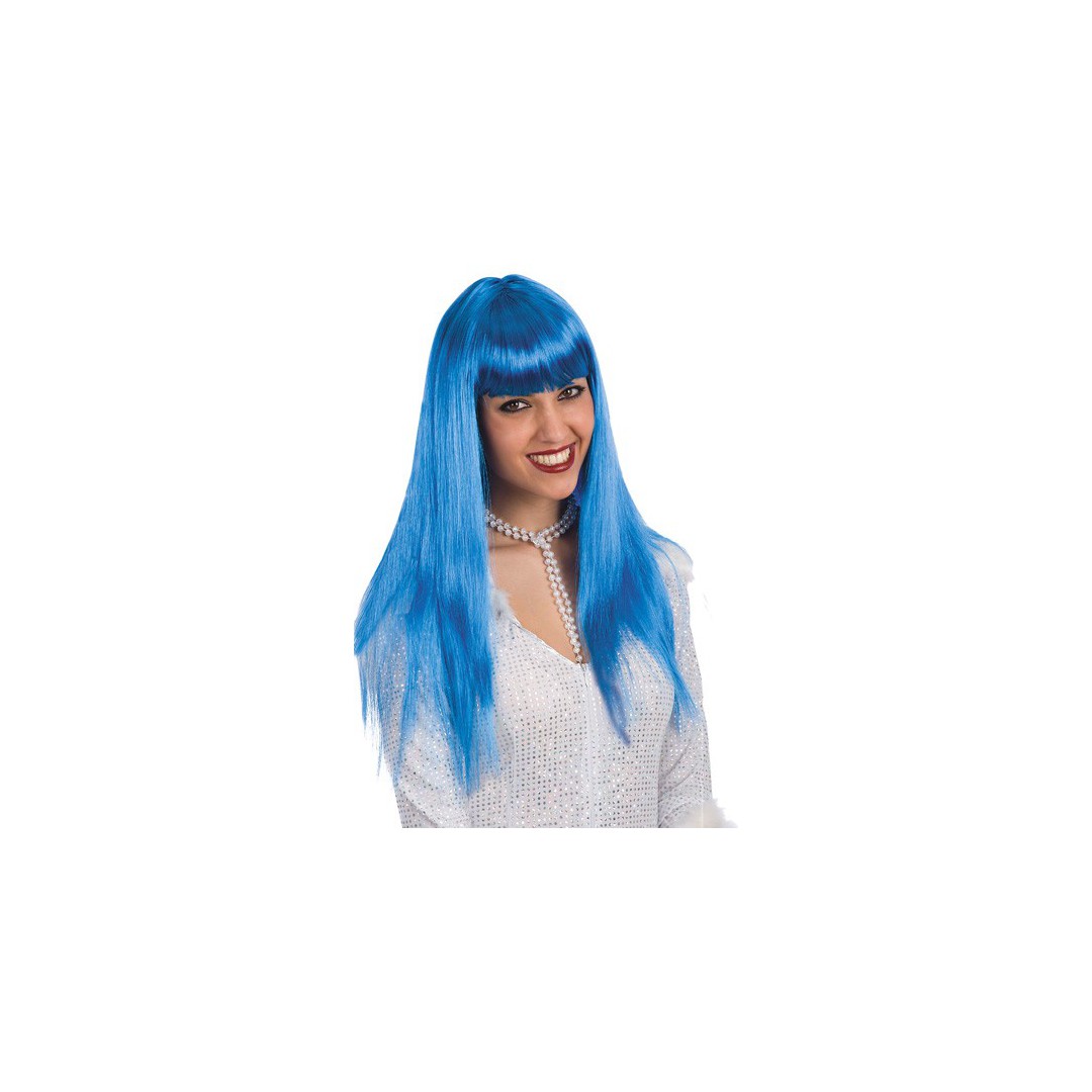 Perruque vanity bleue