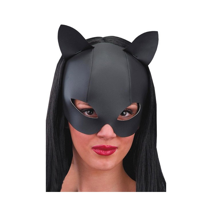Chat noir similicuir