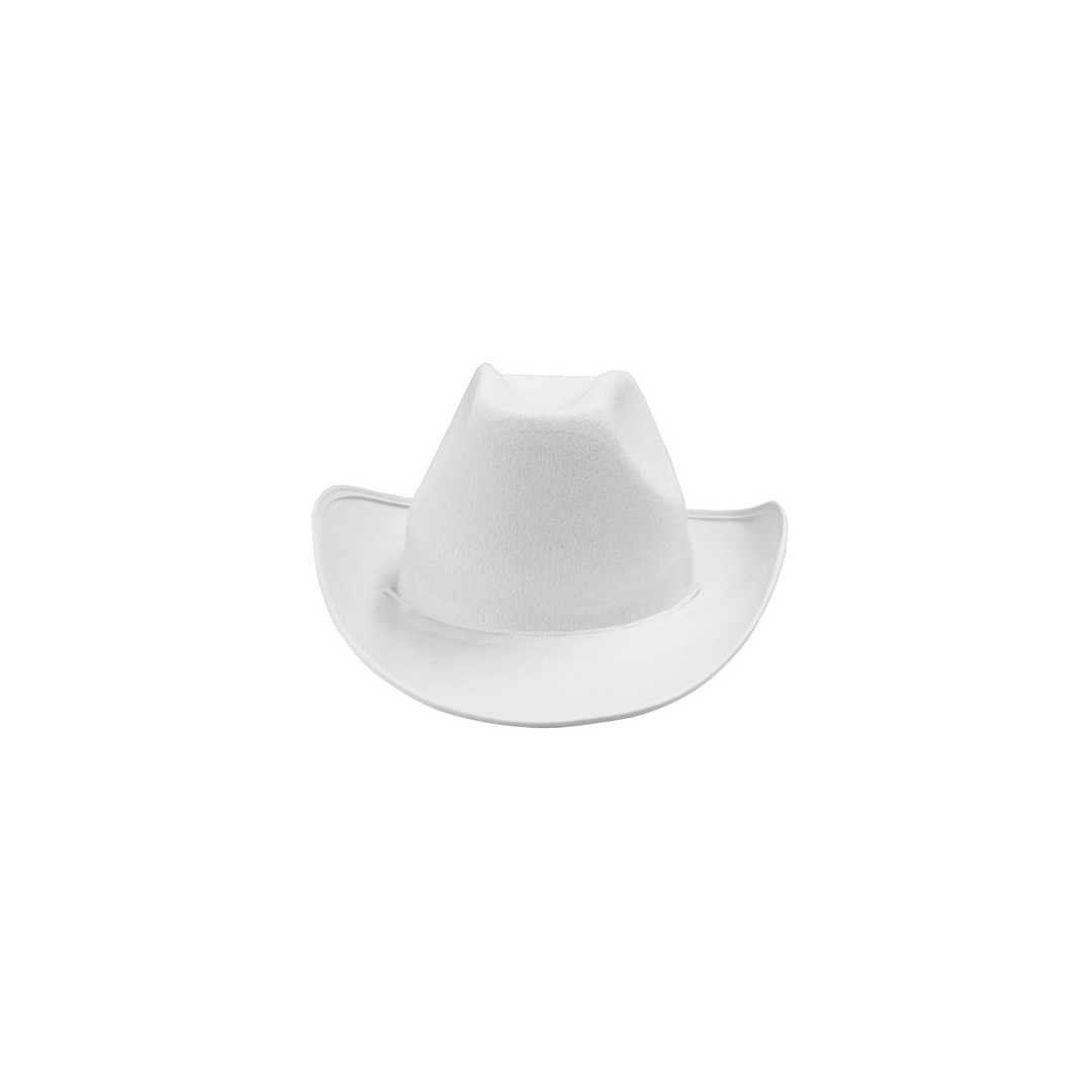 Chapeau cowboy blanc