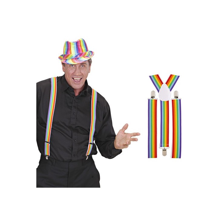 Bretelles arc en ciel