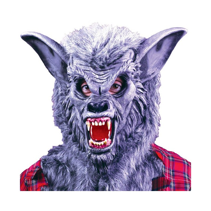 Masque loup garou gris