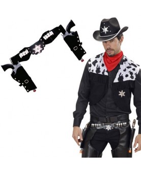 Double holster cowboy