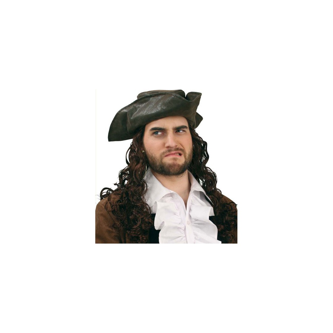 Tricorne Pirate avec cheveux