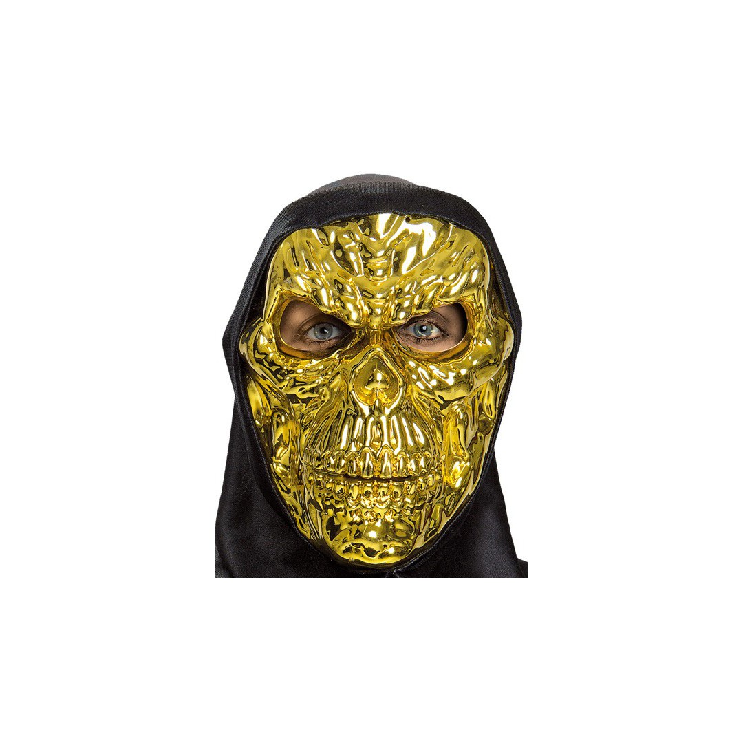 Masque gold skull