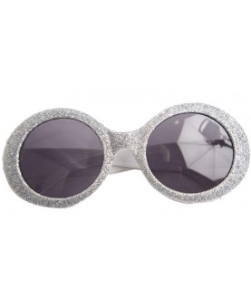 Lunettes disco argent