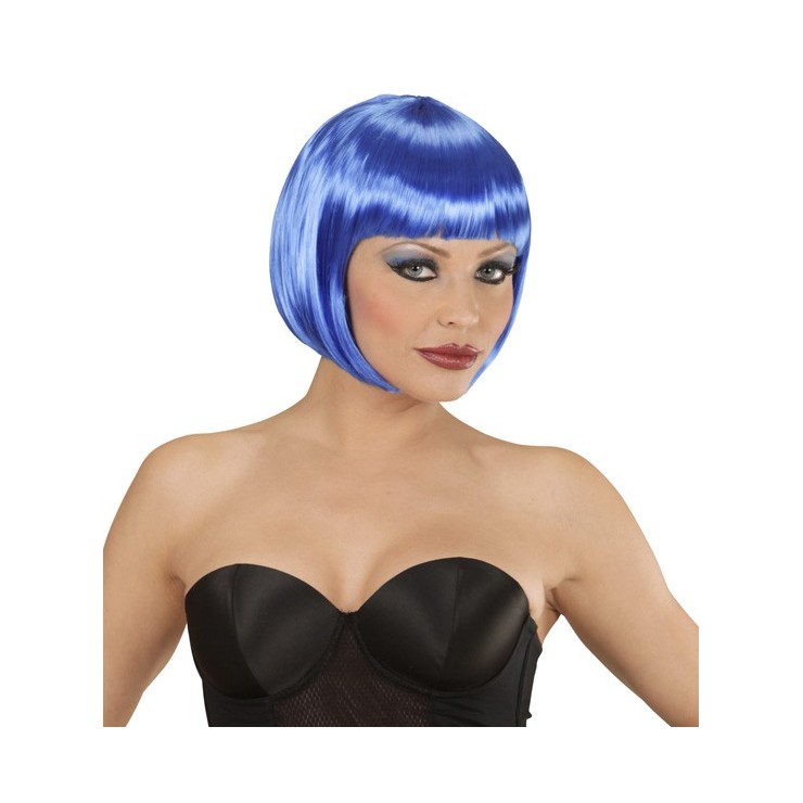 Perruque bleue Chanel
