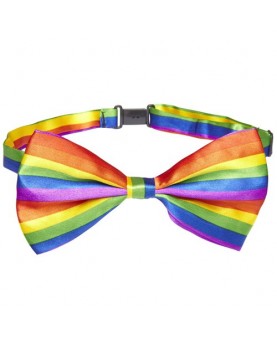 Noeud papillon multicolore