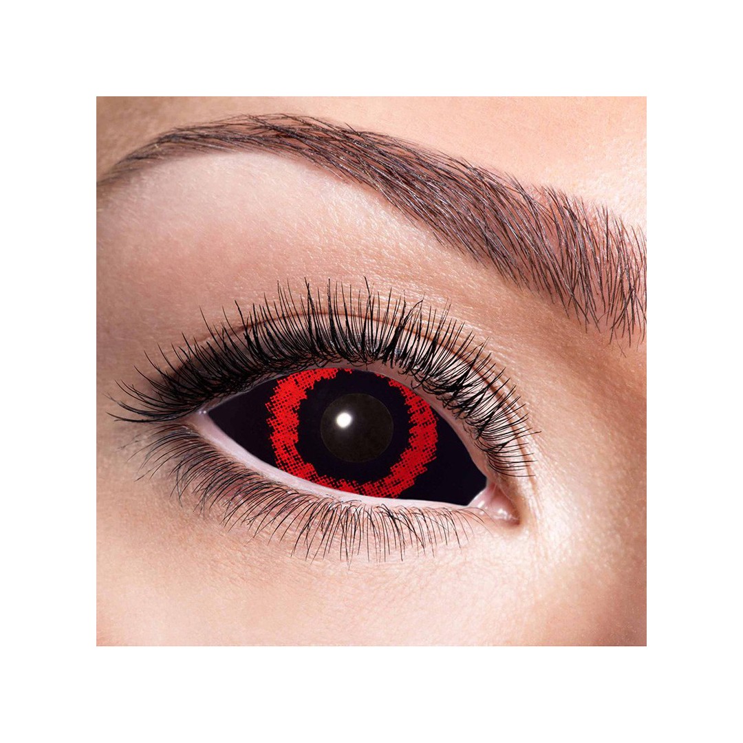 Lentilles sclera red demon 6 mois