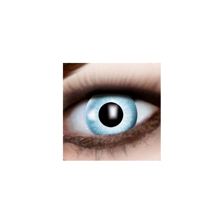 Lentilles bleu glacial 1 an