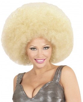 Perruque afro blonde extra volume