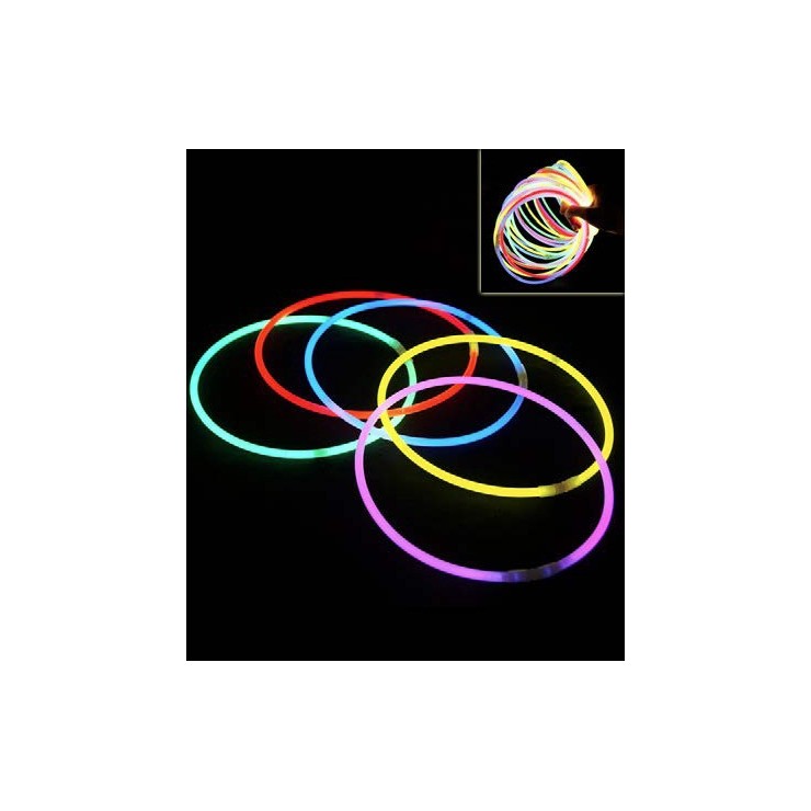 25 colliers fluo