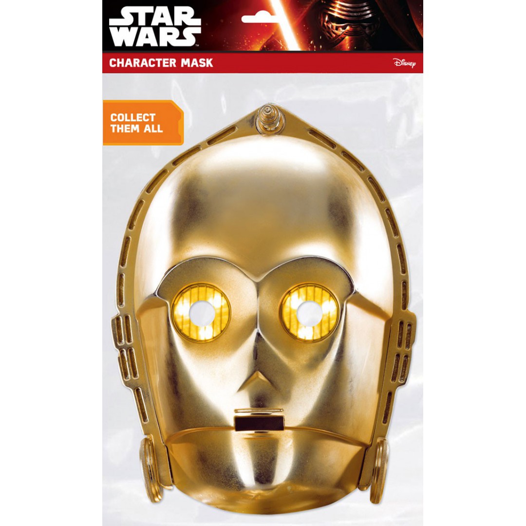 Masque carton C-3PO