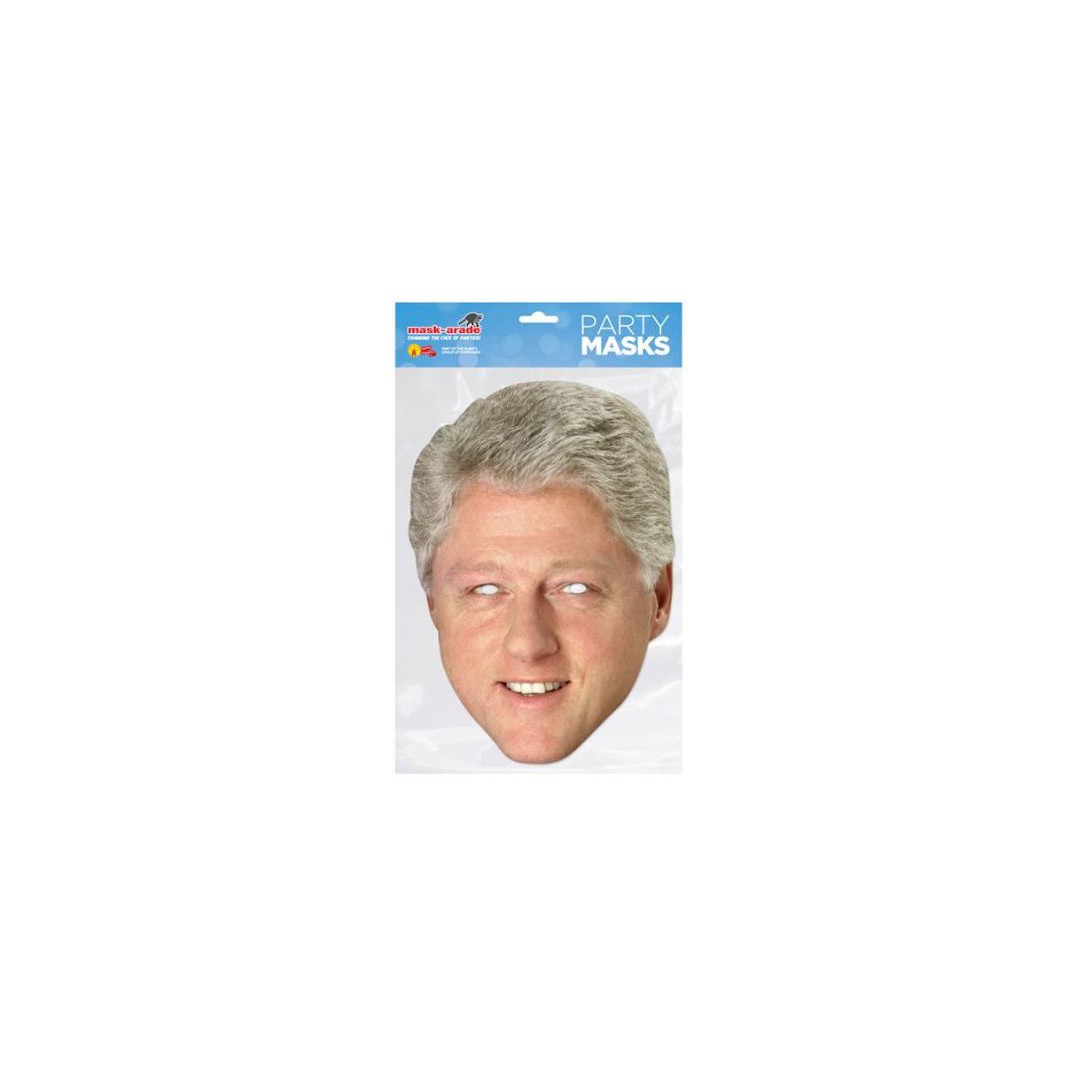 Masque carton Bill Clinton