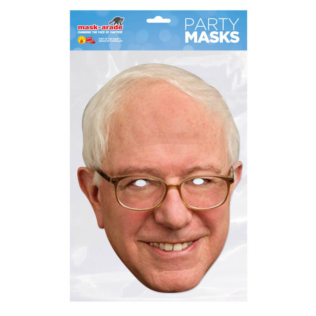 Masque carton Bernie Sanders