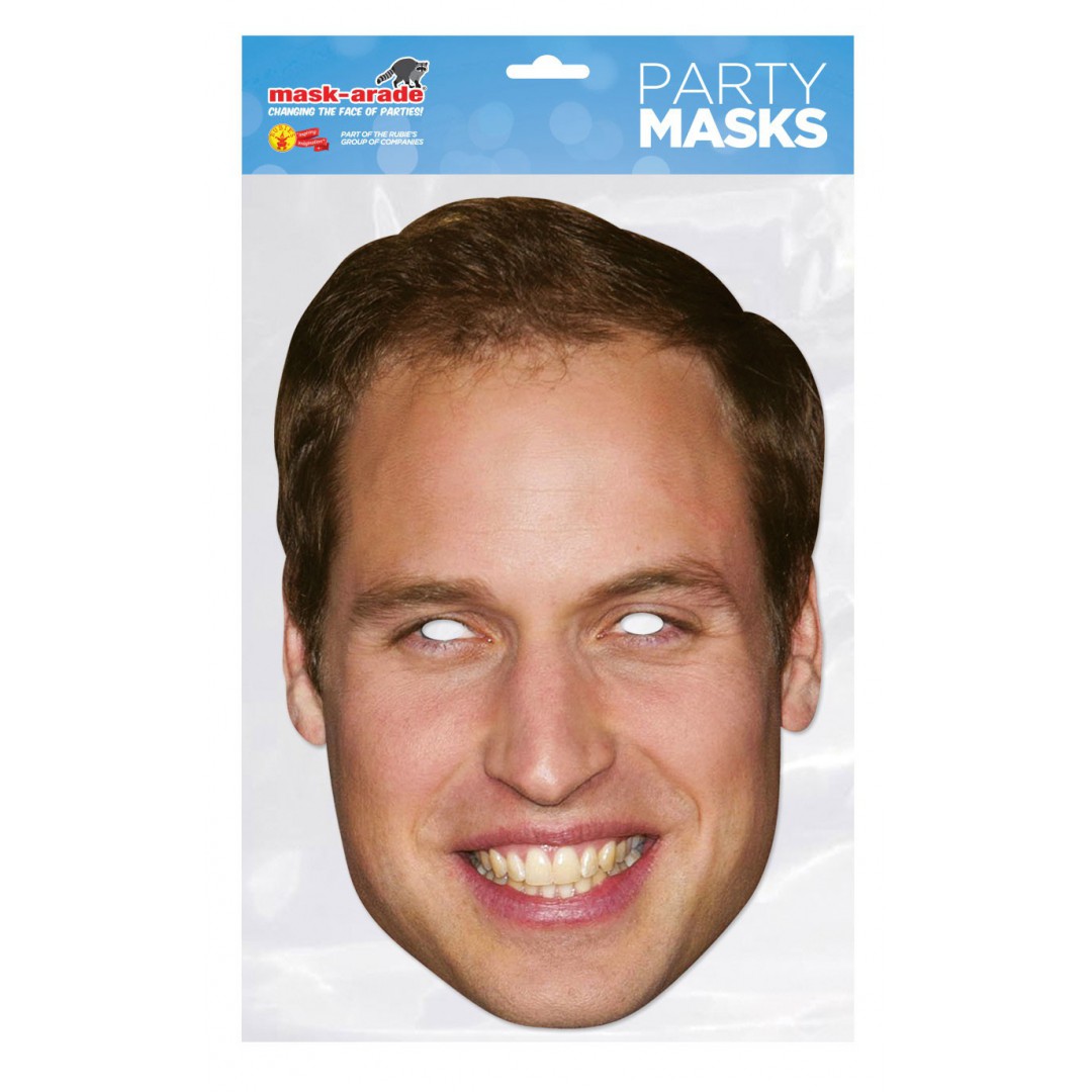 Masque carton prince William