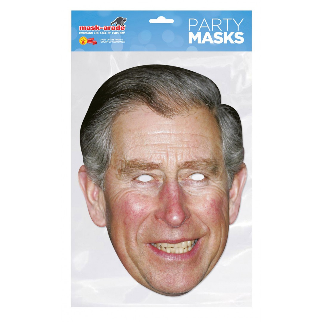 Masque carton prince Charles