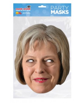 Masque carton Theresa May