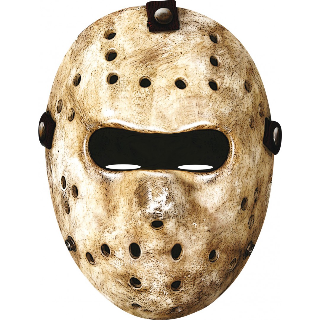 Masque de hockey en carton