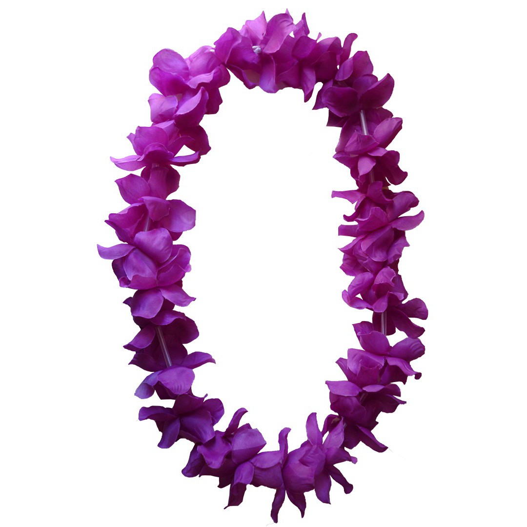Collier Hawaïen violet