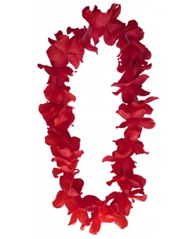 Collier hawaïen rouge