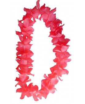 Collier hawaïen rose