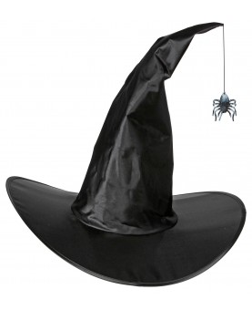 Chapeau noir de sorcière pliable