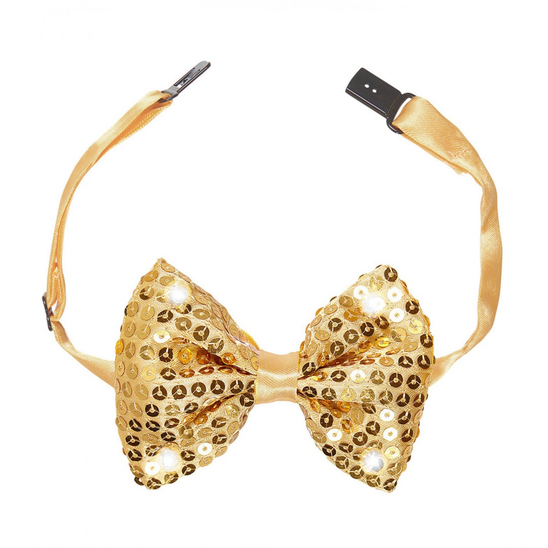 Noeud papillon lumineux Or