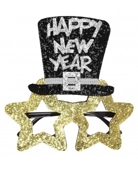 Lunettes Happy New Year Or