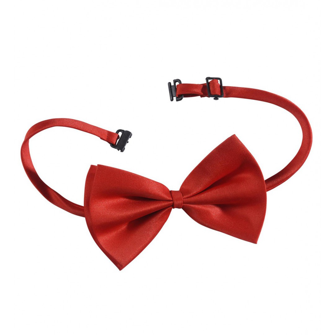 Noeud papillon rouge luxe