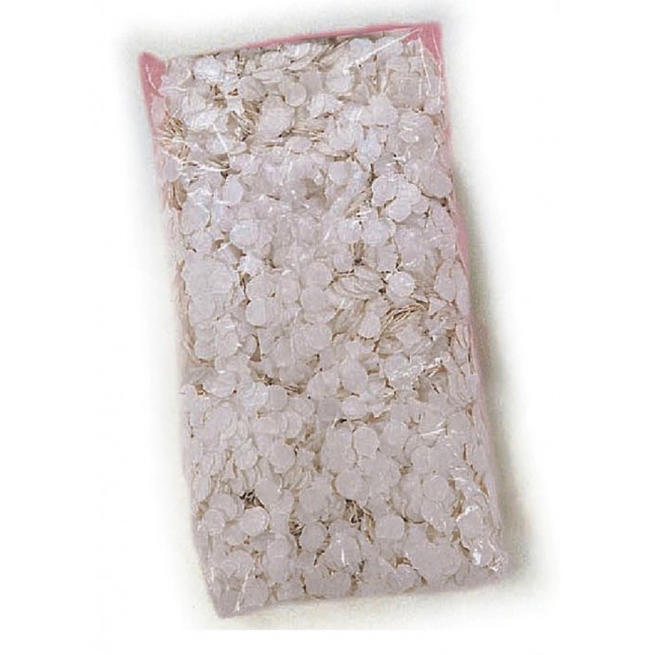 Confettis blancs 250 g.