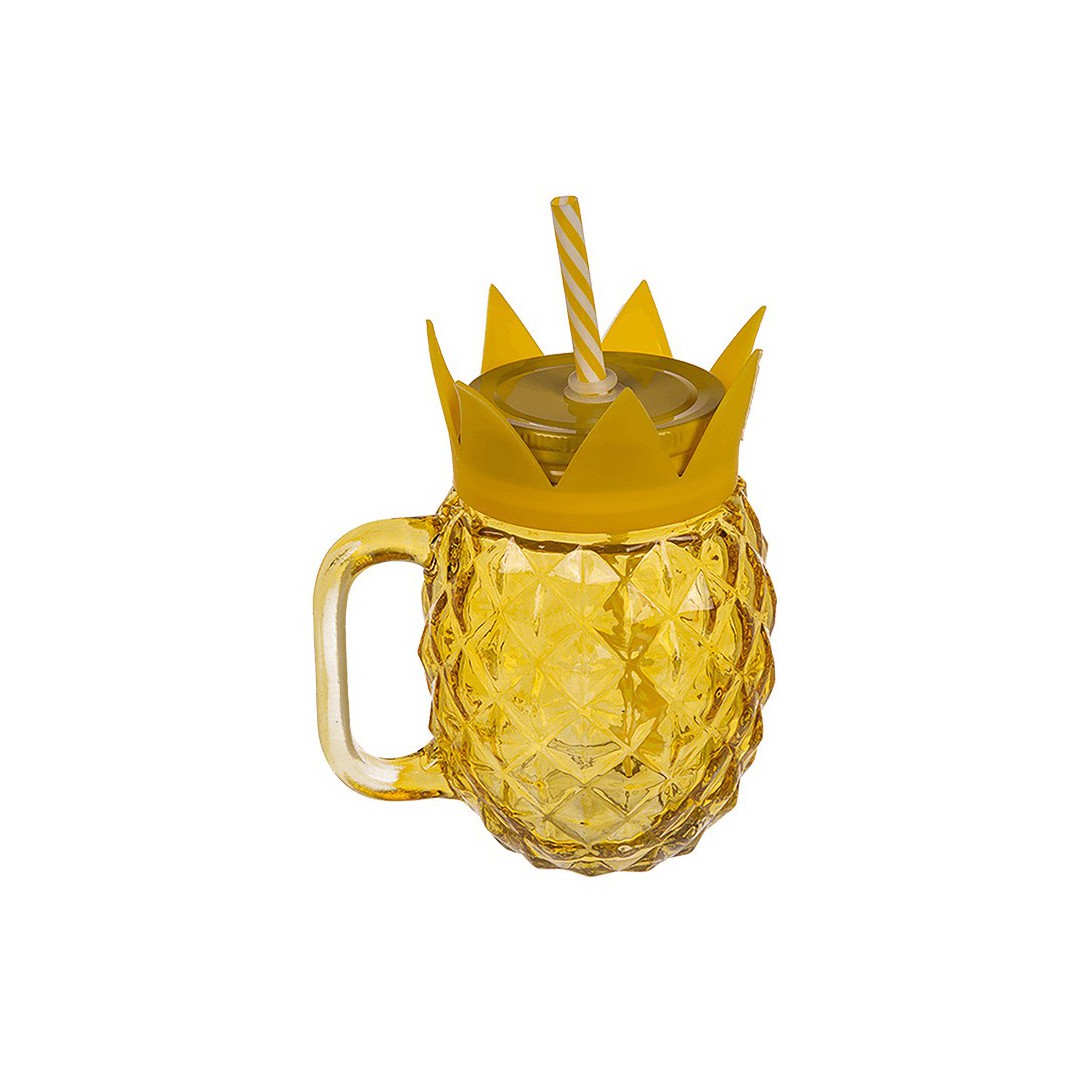 Verre ananas refermable